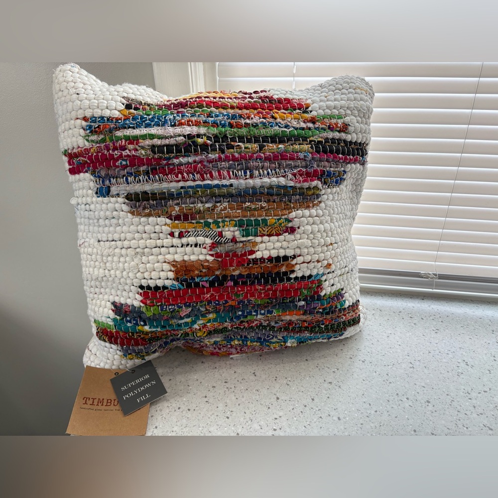 Timbuktu Multicolor Woven Accent Pillow